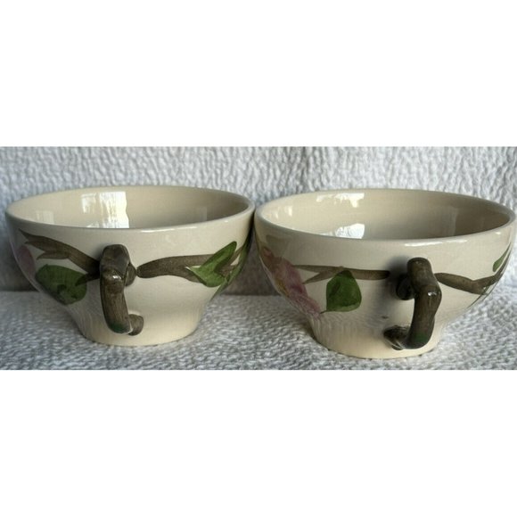 Vintage Franciscan Dinnerware (2) Desert Rose Coffee Cups Made In England EUC - Picture 5 of 11